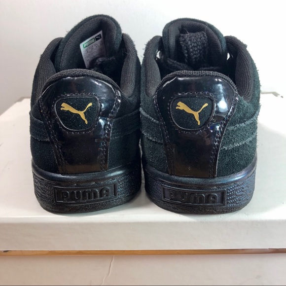 Puma BASKET HEART in black suede - Picture 3 of 8